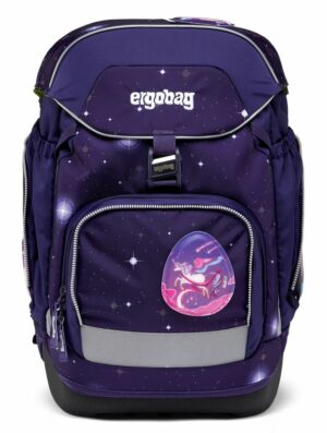 Ergobag Schulrucksack Pack Set 6tlg. Glow Edition Bärgasus Lila