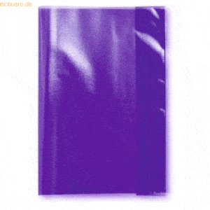 25 x Landre Heftschoner A5 transparent violett